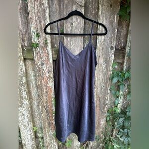 Gilligan & O’Malley Satin Slip Dress Chemise L Large Lingerie